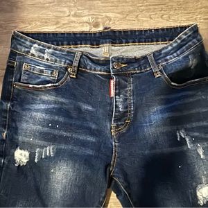 DSquared destroyed jeans.